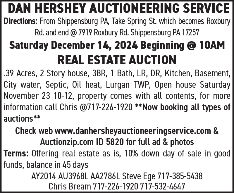 Real Estate Auction