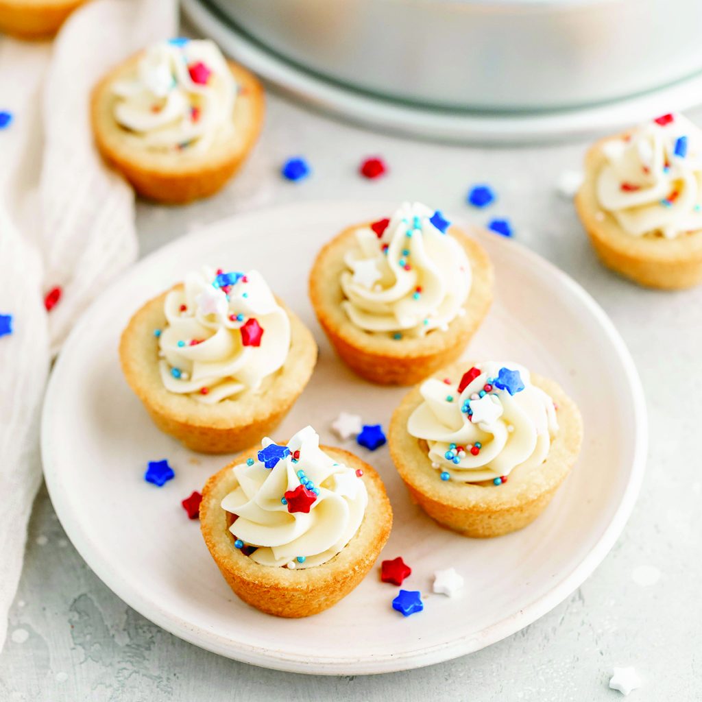 fourth of july cookie cups