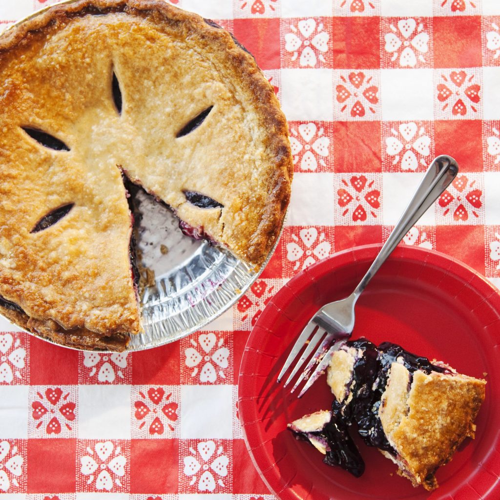 blueberry apple pie